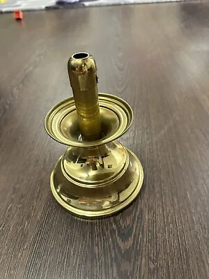 Buy Vintage Brass Candle Holder Sticks With Out Glass Heavy • 8£