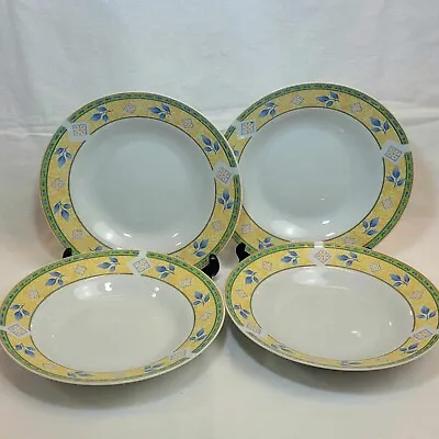 Buy Royal Norfolk  Diamond And Leaf  Design Bowls X4 Vintage 1970's Ceramic Pottery • 12.99£