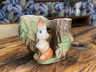 Buy Vintage~Eastgate Pottery~Rabbit ~Fauna~Double Tree~Vase • 5£