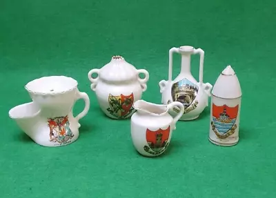 Buy 5 Pieces Vintage Crested Ware China - Welsh Wales Themes #R335 • 4.50£