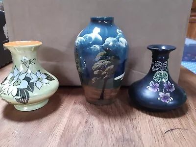 Buy 3 Bud Vases - Burleigh Ware/Shelley/Unmarked • 9£