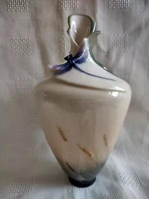 Buy Franz Porcelain Beautiful Dragonfly Bud Vase FZ00189 • 65£