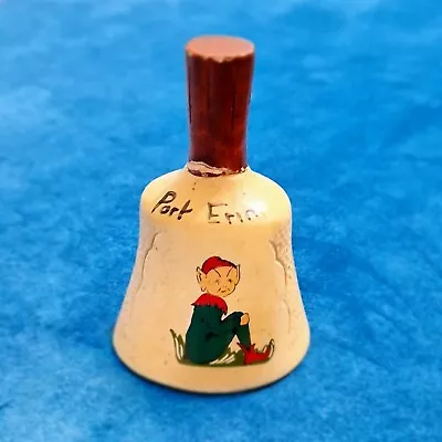 Buy Vintage 1940s Manor Ware Elf Pixie Ceramic Hand Bell PORT ERIN Souvenir Gift • 14.50£