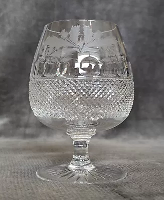 Buy Edinburgh Crystal Thistle Set Of Six Brandy Glasses Perfect Condition  • 350£