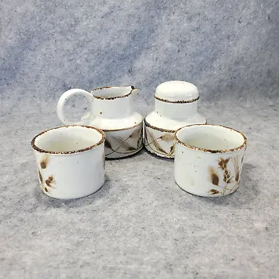 Buy Stonehenge Tableware By Midwinter Cream & Sugar Set W/a Pair Of Cups Wild Oats • 32.10£