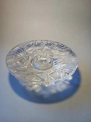 Buy Orrefors Swedish  Icy Ljuslykta  Crystal Glass Votive Holder By Martin Rytkonen • 14£