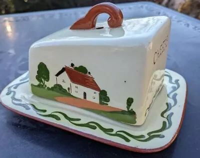 Buy Torquay Pottery Cheese/ Butter Dish, Very Attractive Collectable Kitchen Additio • 10£