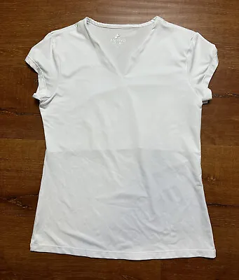 Buy Anivivo Shirt Womens S White V Neck Activewear Yoga Golf Tennis Outdoor Hike • 11.37£