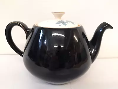Buy Alfred Meakin Black Art Deco Teapot 15 CM Vintage Tea Pot Leaf Pattern Rare • 49.99£
