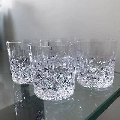 Buy Set Of 4 Stuart Crystal Glendevon Cut Glass Whiskey Glasses Tumblers 3 1/2” • 30£
