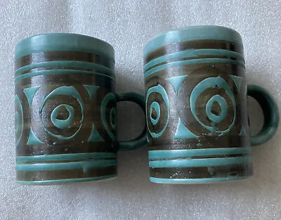 Buy 2 Cinque Ports Pottery Rye Coffee Cups Preowned Vintage See Description • 8.99£