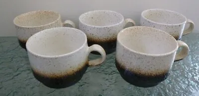 Buy 5 Vintage Iden Pottery Tea / Coffee Cups Rye Sussex D Townsend Design • 24.99£