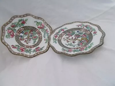 Buy Coalport Indiand Tree Plate And Shallow Bowl Early 1891 • 10£