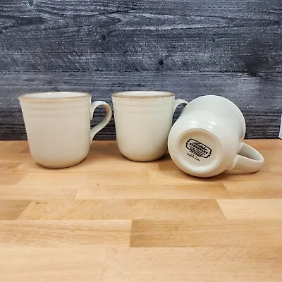 Buy Noritake Madera Ivory Set Of 3 Coffee Mug 8474 Stoneware Tea Cup Dinnerware • 28.45£