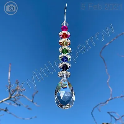 Buy New Rainbow Hanging Sun Catcher Glass Crystal Drop ~ Pride ~ Mobile • 8.25£
