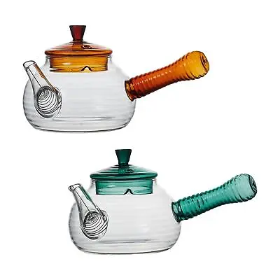 Buy High Borosilicate Glass Teapot With Infuser, Heat Resistant ,Transparent 600ml • 13.67£