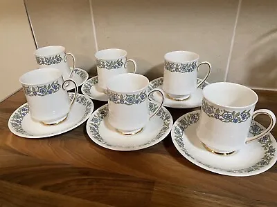 Buy Vintage Royal Paragon Fine Bone China Set Of 6 Tea Cups And Saucers “Pandora” • 20£
