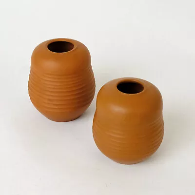 Buy Art Deco | A Pair Groove Decor Vases | Produced Around 1930 | • 4.29£