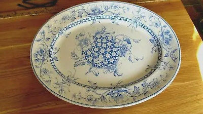 Buy Doulton Burslem: Oxford Extra Large Blue & White Platter.  • 35£
