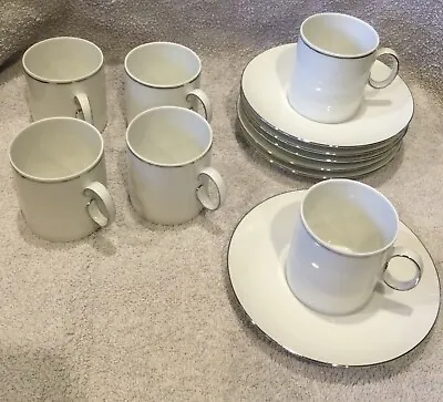 Buy Vintage Set Of 6 Thomas Germany Bone China Small Coffee Cup And Saucers  • 25£