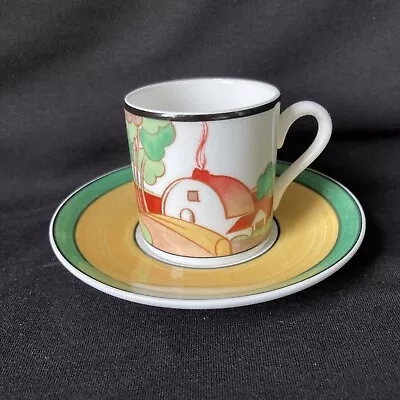 Buy Clarice Cliff Wedgwood BROOKFIELDS  Coffee Cup And Saucer • 25£