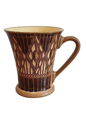 Buy Vintage Mug Denby England Gatsby Art Deco Stoneware Mug Brown 4 Tea  Coffee Mug  • 12.95£