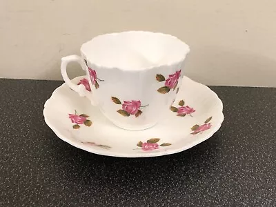 Buy Hammersley & Co Bone China CUP & SAUCER Pink Roses England  • 15.34£