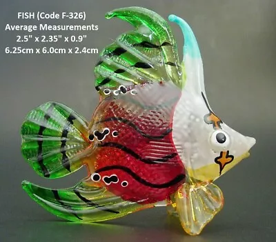 Buy BEAUTIFUL GLASS FISH Decorative Glass Ornament Blown Glass Figurine Glass Animal • 5.99£