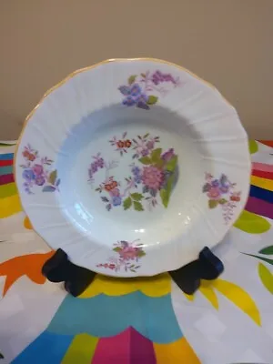 Buy Spode Copeland China England Soup  Bowl  Daphne Pattern  With Gold Trim • 23.66£