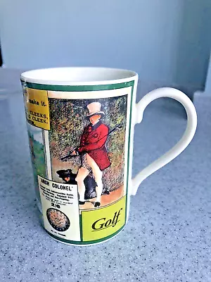 Buy A Great Stoneware Mug From Dunoon Depicting Golf Through The Ages • 5.99£