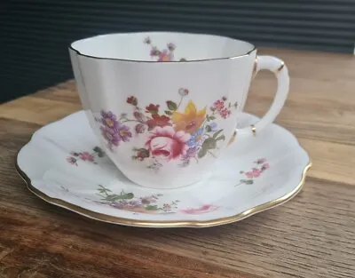 Buy Royal Crown Derby 'Derby Posies' Bone China Oversized Breakfast Cup & Saucer • 6.50£