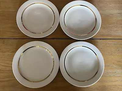 Buy 4 X Thomas Germany Side Plates 16.5cm White With Gold Inner Band - Rosenthal • 12.99£