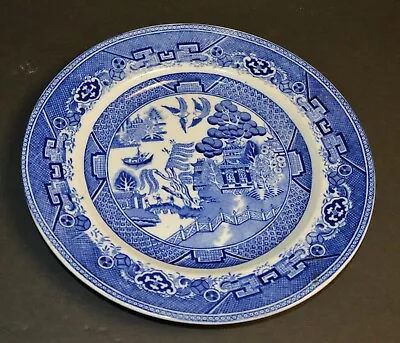 Buy Vintage ADDERLEY WARE Blue OLD WILLOW Dinner Plate • 76£