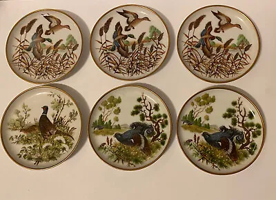 Buy AK Kaiser West Germany 4” Inch Porcelain Bird Mini Plates - Set Of 6 • 33.75£