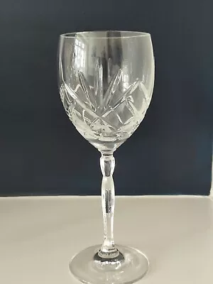 Buy ROYAL DOULTON Cut Crystal Daily Mail Patterned 8  Wine Glass - Unused • 10£