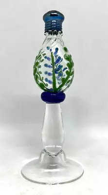 Buy Studio Art Glass Single Salt Or Pepper Shaker Blue & Green-Floral Designed • 23.23£