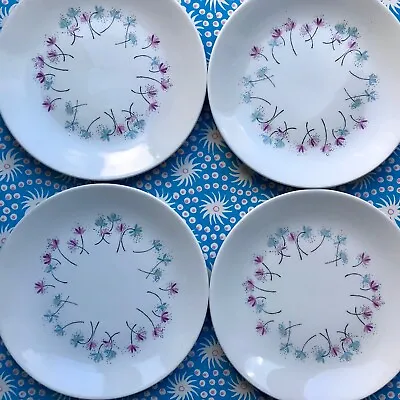 Buy Ridgway China  (manufacturer Of Homemaker) 4 Side Plates  'Passing Fancy' 17.5cm • 7£