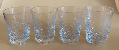 Buy Zawiercie Crystal Small Whisky Glasses X 4 C • 10.50£