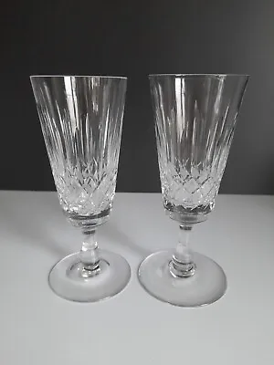 Buy Pair Of APPIN Champagne Glasses By EDINBURGH CRYSTAL - 6 1/4  H. • 20£