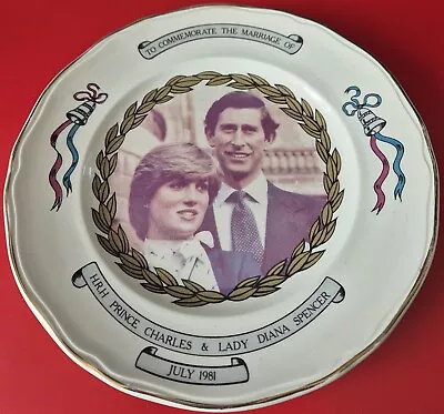 Buy Debonair Ironstone Pottery Royal Wedding Commemorative Plate. #0394 • 10£