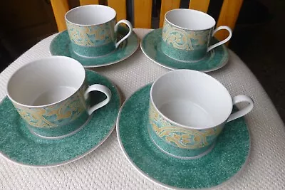 Buy 4x BHS Valencia Teacups And Saucers In Very Good Condition • 11.50£