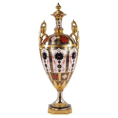 Buy Royal Crown Derby Imari Vase Urn 1128 H42cm 20th Century • 1,000£