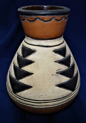 Buy 1910 Weller Souevo Vase 6  Pottery Antique Art & Crafts Native American Design • 151.73£