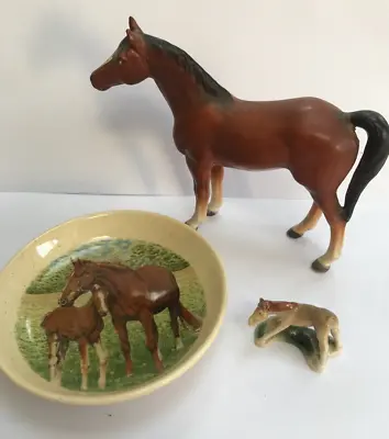 Buy X3 Items Vintage Horse Memorabilia • 4£