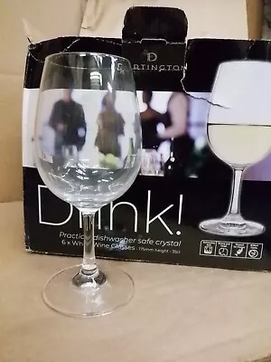 Buy Dartington Drink White Wine Glass - 6 Pack ST267036PK (Beaten Box) • 12£