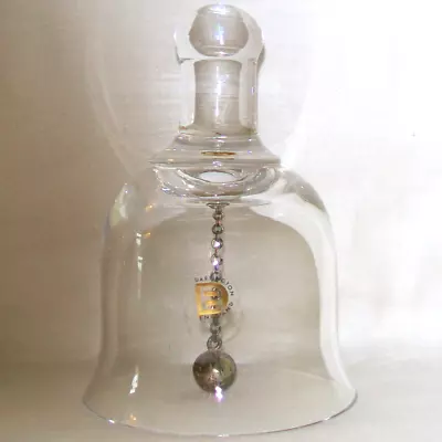 Buy Crystal Bell DARTINGTON 11cm Tall 8cm Diameter - Excellent Pre-Owned Condition • 7.99£