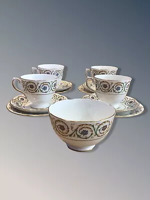 Buy 4xRoyal Grafton Tea Cup,Saucer & Plate Trio Fine Bone China.Eng  *Flowers Athens • 40£
