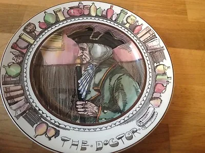 Buy Royal Doulton Character Plate The Doctor D6281 Series Ware.26.5cm. • 12.99£