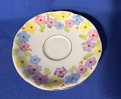 Buy Royal Standard Hand-Painted Paster Flowers 5 1/2  Saucer ~ Bone China England • 9.43£