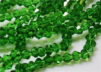 Buy 50 FACETED CRYSTAL GLASS BICONE BEADS 6mm SUN CATCHER COLOUR CHOICE 1 Strand  • 1.99£